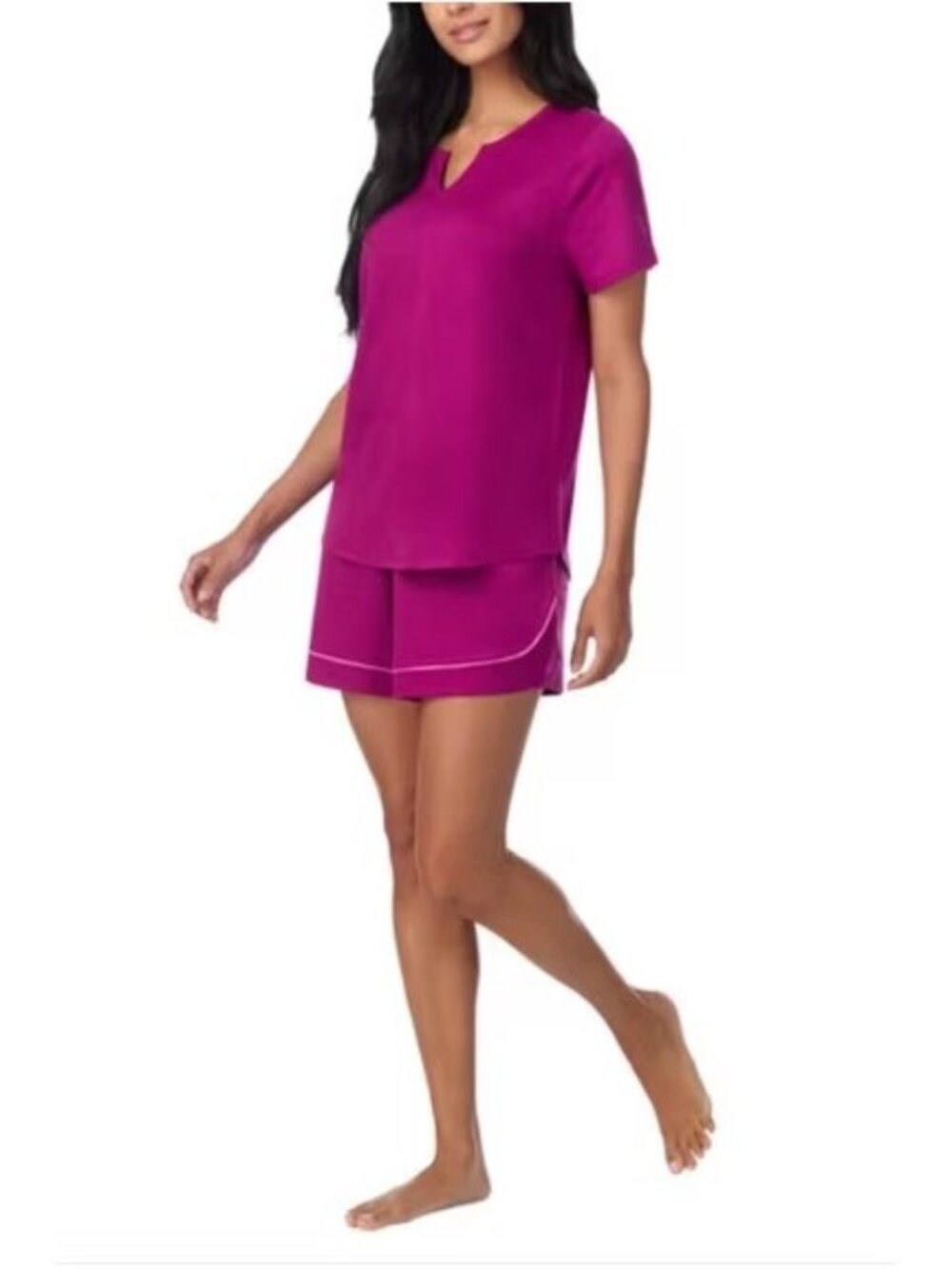 Carole Hochman Midnight Women’s 2 Piece Elastic Waistband PJ Set-Size Small-NWT